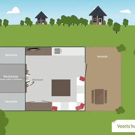 Houtlodge 18 Persons * Voorthuizen